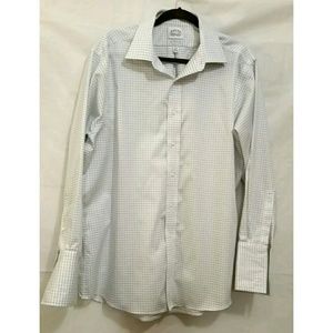 Eagle Shirtmaker French Cuff sz 17x32 33 Blue Ck